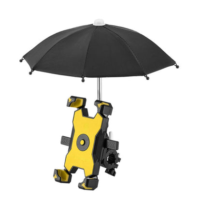 CYCLINGBOX Bicycle Mobile Phone Bracket With Parasol Rider Mobile Phone Frame, Style: