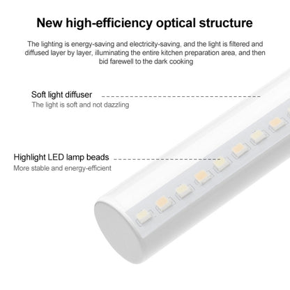 DMK-025 Smart Cabinet Lamp Kitchen Mirror Front Light, Touch + Human Body Induction, Hand Scan Timing, Hand Sweep Clock