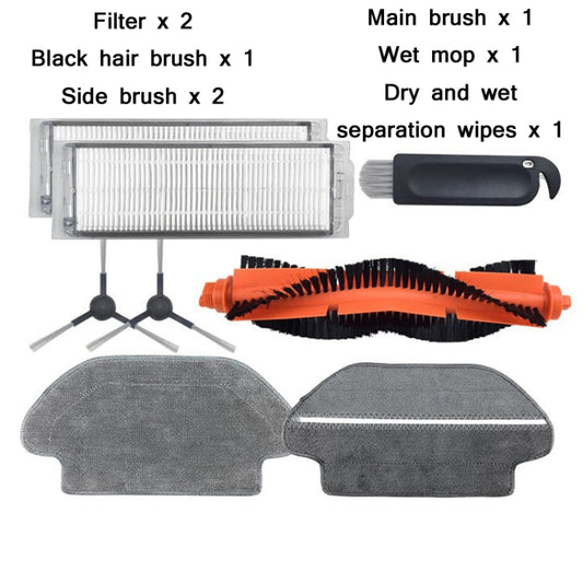 Sweep And Mop Machine Accessories For Mijia STYJ02YM / VXVC01-JG, 8PCS/Set