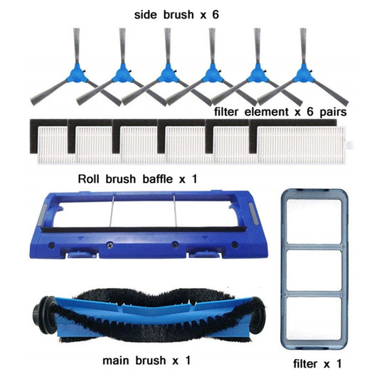 15 PCS/Set Sweeper Accessories For Eufy 11S / RoboVac / 30 / Eufy / 30C / 15C