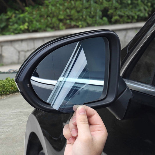 2pcs /Set Rainproof Anti-Fog And Anti-Reflective Film For Car Rearview Mirror, Round 80mm, Round 95mm, Round 100mm, Ellipse 100X145mm, Ellipse 100x150mm, Ellipse 85x110mm, Ellipse 95x135mm, Round 98mm, Round 150mm