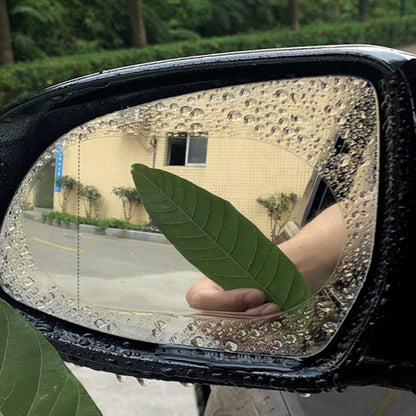 2pcs /Set Rainproof Anti-Fog And Anti-Reflective Film For Car Rearview Mirror, Round 80mm, Round 95mm, Round 100mm, Ellipse 100X145mm, Ellipse 100x150mm, Ellipse 85x110mm, Ellipse 95x135mm, Round 98mm, Round 150mm