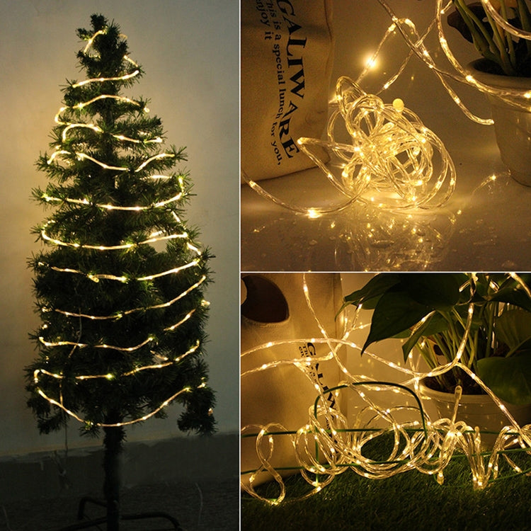 Holiday Party Decoration Tube String Lights LED Garden Decoration Casing Light with Remote Control, Spec:, 7m 50 LEDs USB Powered, 12m 100 LEDs USB Powered, 22m 200 LEDs USB Powered, 7m 50 LEDs Battery Powered, 12m 100 LEDs Battery Powered�������������...