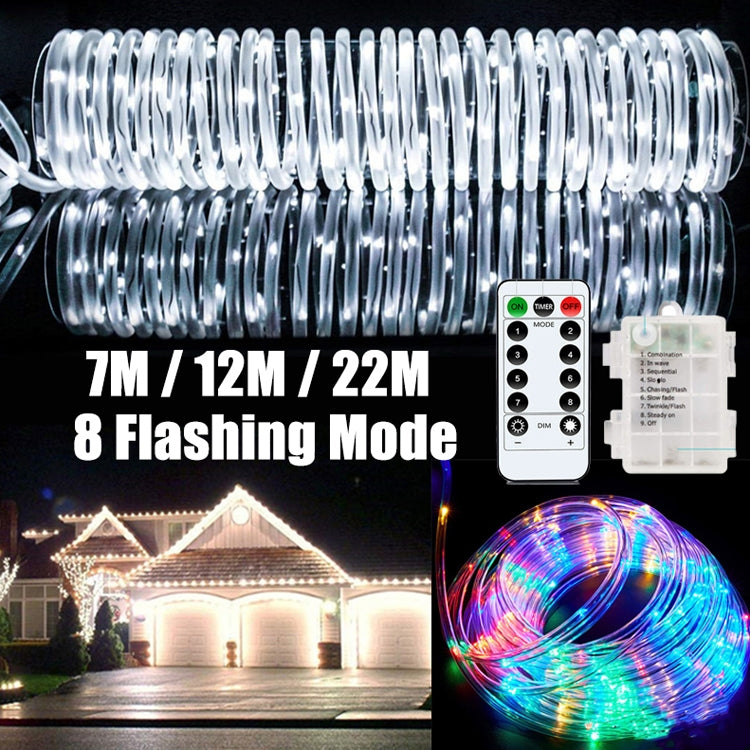 Holiday Party Decoration Tube String Lights LED Garden Decoration Casing Light with Remote Control, Spec:, 7m 50 LEDs USB Powered, 12m 100 LEDs USB Powered, 22m 200 LEDs USB Powered, 7m 50 LEDs Battery Powered, 12m 100 LEDs Battery Powered�������������...