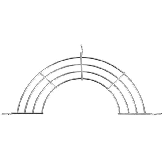 Semi-Circular Stainless Steel Drain Rack Kitchen Steamed Vegetables Rack, Size: Large 30cm, 24cm, 26cm, 30cm