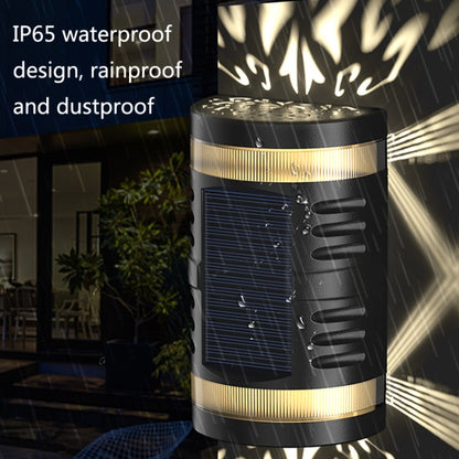 HP-2106 80LM 2 LED Outdoor Solar Automatic Light Sensor Wall Light Garden LED Wall Light, White Light, Warm Light, Colorful Light