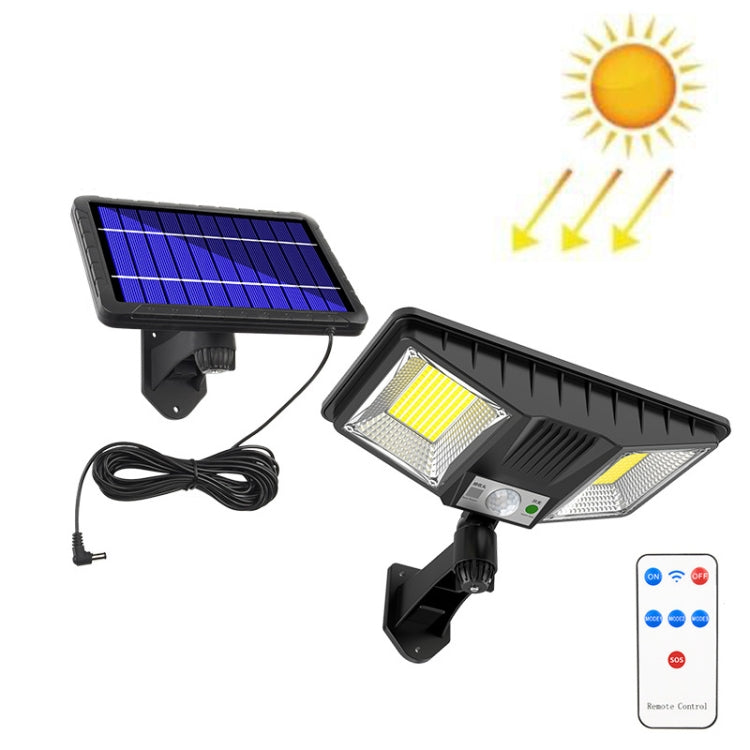 TG-TY081 LED Solar Wall Light Body Sensation Outdoor Waterproof Courtyard Lamp with Remote Control, Style:, 138 LED Integrated, 160 LED Integrated, 138 COB Integrated, 160 COB Integrated, 138 LED Splitable, 160 LED Splitable, 138 COB Splitable���������...