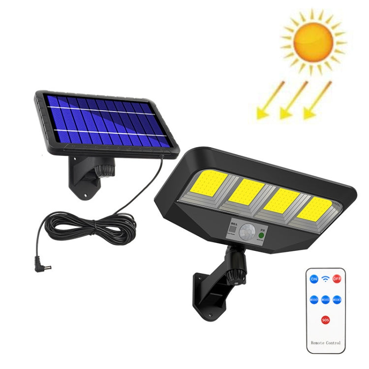 TG-TY081 LED Solar Wall Light Body Sensation Outdoor Waterproof Courtyard Lamp with Remote Control, Style:, 138 LED Integrated, 160 LED Integrated, 138 COB Integrated, 160 COB Integrated, 138 LED Splitable, 160 LED Splitable, 138 COB Splitable���������...