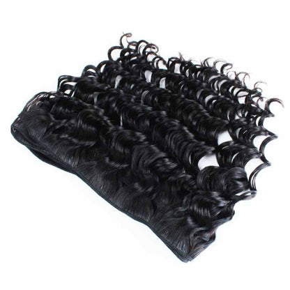 Ladies Water Wave Synthetic Fiber Hair Bun Wig, 16 Inch, 18 Inch, 20 Inch, 24 Inch