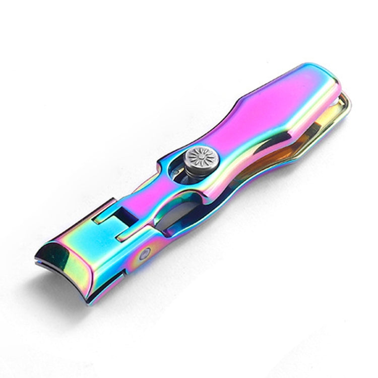 Stainless Steel Large Anti-Fly Splattering Nail Knife Large Opening Nail Cutting, Silver, Black, Colorful