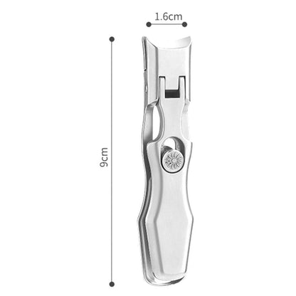 Stainless Steel Large Anti-Fly Splattering Nail Knife Large Opening Nail Cutting, Silver, Black, Colorful