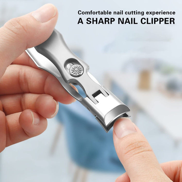 Stainless Steel Large Anti-Fly Splattering Nail Knife Large Opening Nail Cutting, Silver, Black, Colorful