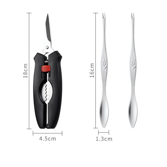 Crab Tool 304 Stainless Steel Crab Fork Crab Scissors Crab Needle,Style:, 2 Fork 1 Knife, 4 Fork 1 Knife, 5 Fork 1 Knife, 2 Fork 1 Knife 1 Box, 4 Fork 1 Knife 1 Box, 5 Fork 1 Knife 1 Box