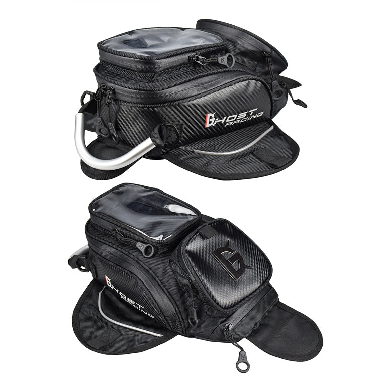 GHOST RACING GR-YXB08 Motorcycle Bag Touch Navigation Fuel Tank Package Dust Waist Bag