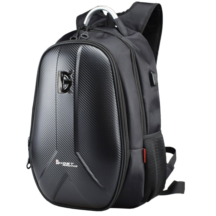 GHOST RACING GR-BB02 Men Motorcycle Riding Backpack Helmet Hard Shell Backpack Locomotive Travel Computer Bag, GR-BB02