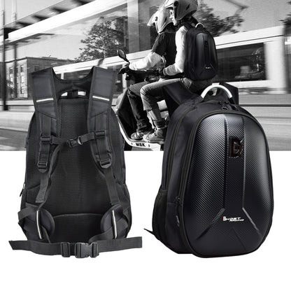 GHOST RACING GR-BB02 Men Motorcycle Riding Backpack Helmet Hard Shell Backpack Locomotive Travel Computer Bag, GR-BB02