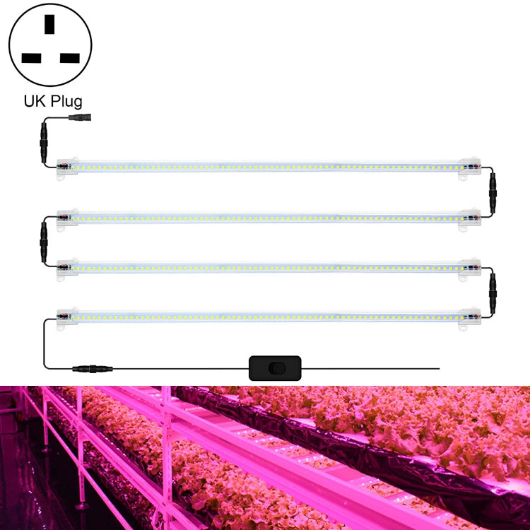 شريط مصباح LED للنباتات المنزلية ذو الطيف الكامل، الطراز: 30 سم 9 رؤوس، 30 سم 10 رؤوس، 30 سم 11 رأس، 30 سم 12 رأس، 50 سم رأس واحد، 50 سم رأسين، 50 سم 3 رؤوس، 50 سم 4 رؤوس