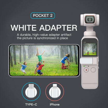 محول RCSTQ للهواتف الذكية لـ DJI OSMO Pocket 1/2، 8 دبابيس