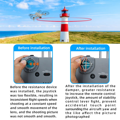 RCSTQ عصا التحكم عن بعد المثبط لعصا التحكم الثابتة لـ DJI Mavic Air 2 / Air 2S / Mini 2