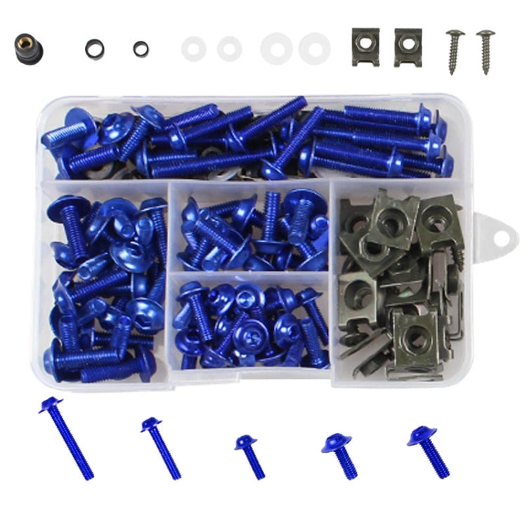 177 PCS/ Box Motorcycle Modification Accessories Windshield Cover Set Screw, Black, Red, Gold, Blue, Silver, Green