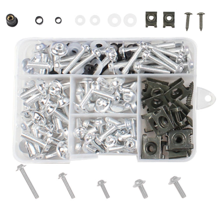 177 PCS/ Box Motorcycle Modification Accessories Windshield Cover Set Screw, Black, Red, Gold, Blue, Silver, Green