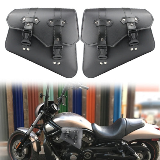 Motorcycle Side Box Package Fast Demolition Triangle Side Bag Leather Cycling Bag, Side Box Package