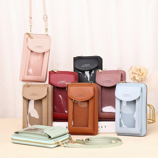 JLF012 Touch Screen Mobile Phone Bag Women Messenger Shoulder Bag