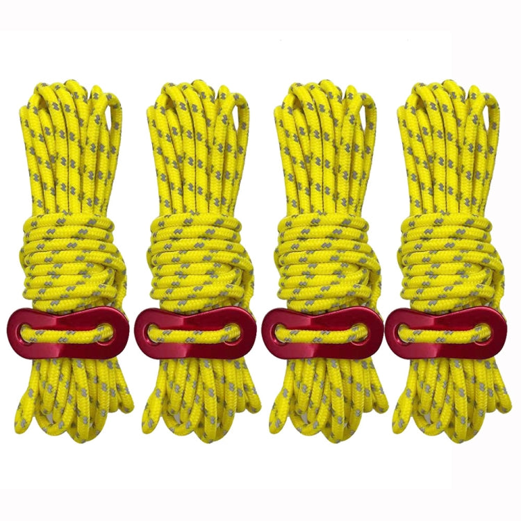 Outdoor Camping Tent Canopy Wind Rope Luminous Multi-Function Wind Rope Buckle Tent Fixed Rope