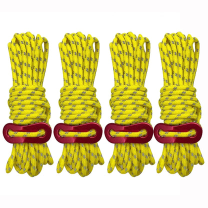 Outdoor Camping Tent Canopy Wind Rope Luminous Multi-Function Wind Rope Buckle Tent Fixed Rope