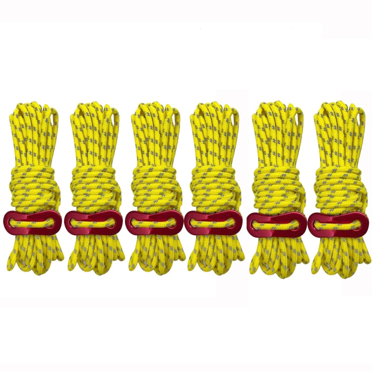 Outdoor Camping Tent Canopy Wind Rope Luminous Multi-Function Wind Rope Buckle Tent Fixed Rope