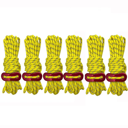 Outdoor Camping Tent Canopy Wind Rope Luminous Multi-Function Wind Rope Buckle Tent Fixed Rope