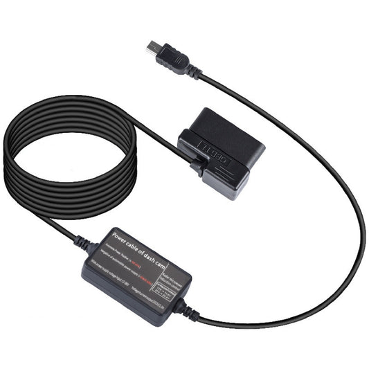 H525 Driving Recorder OBD Radar Line Microwave Induction Antihyline With Low Voltage Protection Car Power Cable, Driving Recorder OBD Radar Line