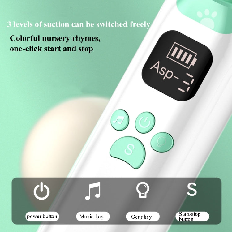 Infant Electric Nasal Aspirator With 3-gear Adjustable Nasal Clearer, Electric Nasal Aspirator