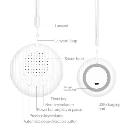 Baby Soothing Music White Noise Sleep Instrument Baby Crying Automatic Detection Sleep Instrument, Q3