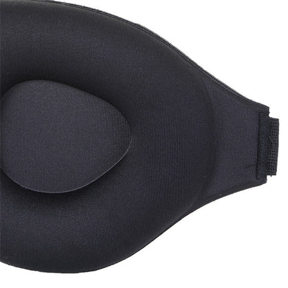 3D Sleeping Eye Mask Memory Foam Men And Women Shading Eye Mask Concave Eye Mask, No Nose Wings Black, No Nose Wings Blue