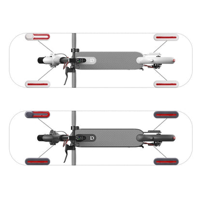 1 Set Electric Scooter Wheel Four-way Side Decorative Cover With Reflective Strips For Xiaomi Mijia 1S Pro
