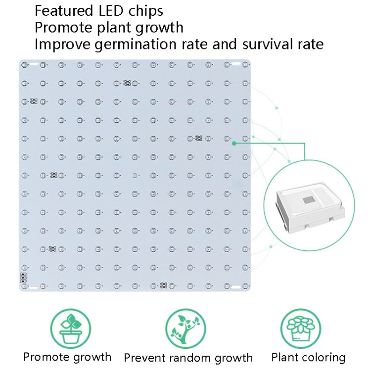 LED Plant Growth Light Indoor Quantum Board Plant Fill Light, Style:, D2 25W 81 Beads EU Plug (Pink Purple), D2 45W 169 Beads EU Plug (Pink Purple), D2 25W 81 Beads US Plug (Pink Purple), D2 45W 169 Beads US Plug (Pink Purple)��������������������������...