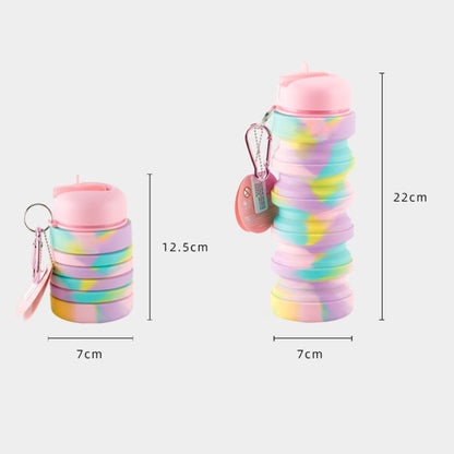 Silicone Folding Water Cup Portable Outdoor Sports Water Bottle Large Capacity Retractable Travel Cup