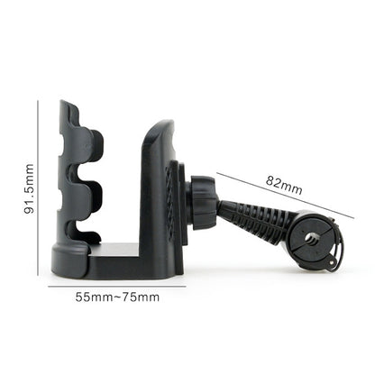 2 PCS SMCP-380 General Riding Cup Rack Motorcycle Bicycle Cup Holder, Rearview Mirror Installation, Handlebar Installation