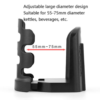 2 PCS SMCP-380 General Riding Cup Rack Motorcycle Bicycle Cup Holder, Rearview Mirror Installation, Handlebar Installation