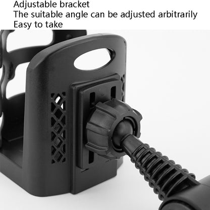 2 PCS SMCP-380 General Riding Cup Rack Motorcycle Bicycle Cup Holder, Rearview Mirror Installation, Handlebar Installation