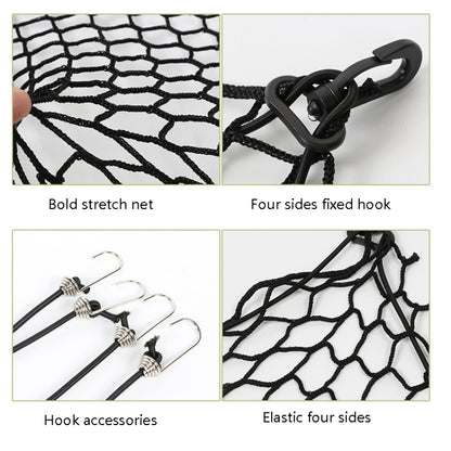 Car Pet Isolation Net Car Back Seat Dog Barrier Safety Net, Size: 120x70cm