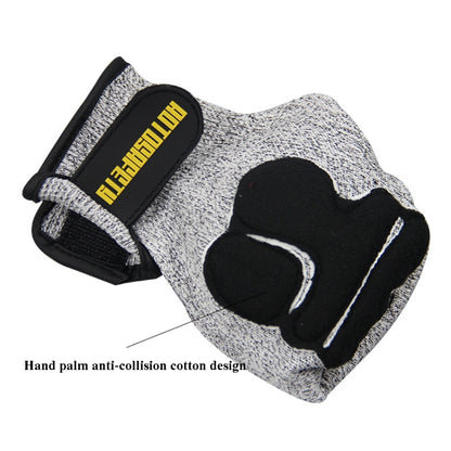 ROTOSAFETY RZT-HFZ20 Shock-Proof Anti-Smashing Anti-Cutting Anti-Collision Gloves TPR Mechanical Maintenance Fire Rescue Miners Mining Anti-Stab Gloves, M, L, XL