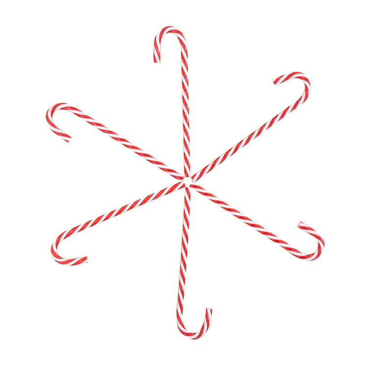 6 PCS / Pack Christmas Decorations Christmas Candy Cane Christmas Tree Ornaments, Candy Cane