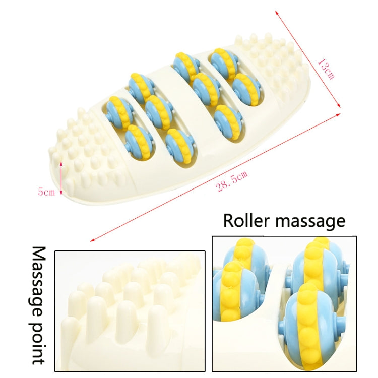 666 Household Stimulating And Kneading Foot Acupuncture Point Roller Type Foot Massager, 28.5x13.5x5cm