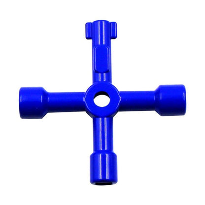 Elevator Water Meter Valve Cross Key Inner Triangle Wrench, Style: A Black