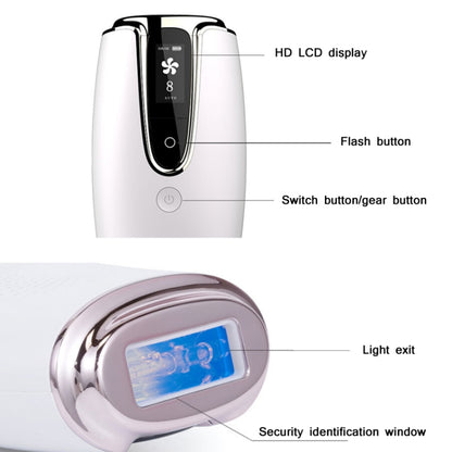 Ladies Laser Hair Removal Device Home IPL Photon Electric Skin Rejuvenation Device, EU Plug, AU Plug, UK Plug