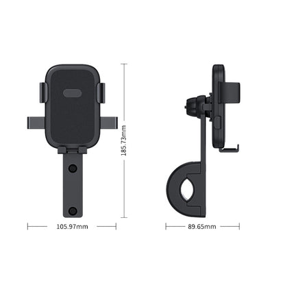 Q1 Motorcycle Mobile Phone Holder Metal Rearview Mirror Bicycle Bracket, Metal Rearview Mirror Bicycle Bracket