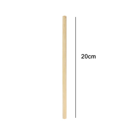 10 PCS Juice Coffee Pearl Milk Tea Natural Degradable Bamboo Straw, Style:, 20cm Flat, 20cm Oblique