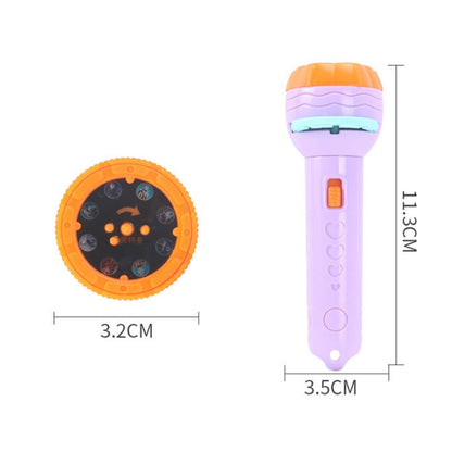 3 Sets Children Early Education Luminous Projection Flashlight